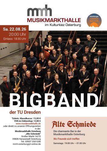 Tickets für BIGBAND der TU Dresden am 22.08.2026 - Karten kaufen